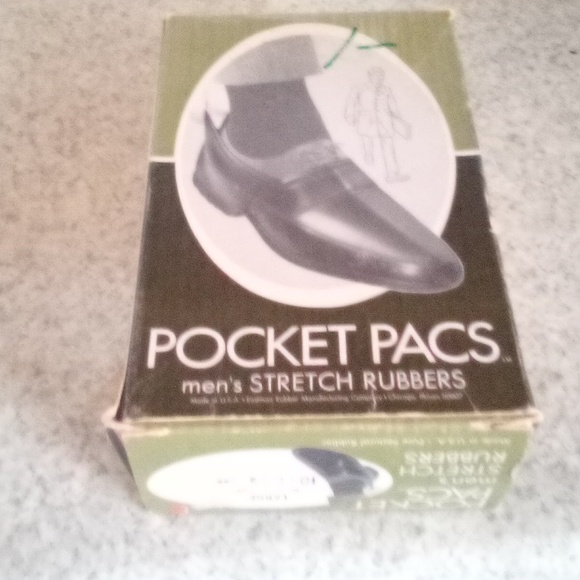 NIB - Pocket Pacs Men's Stretch Rubbers Size Large 10-11 1/2 - Picture 1 of 9